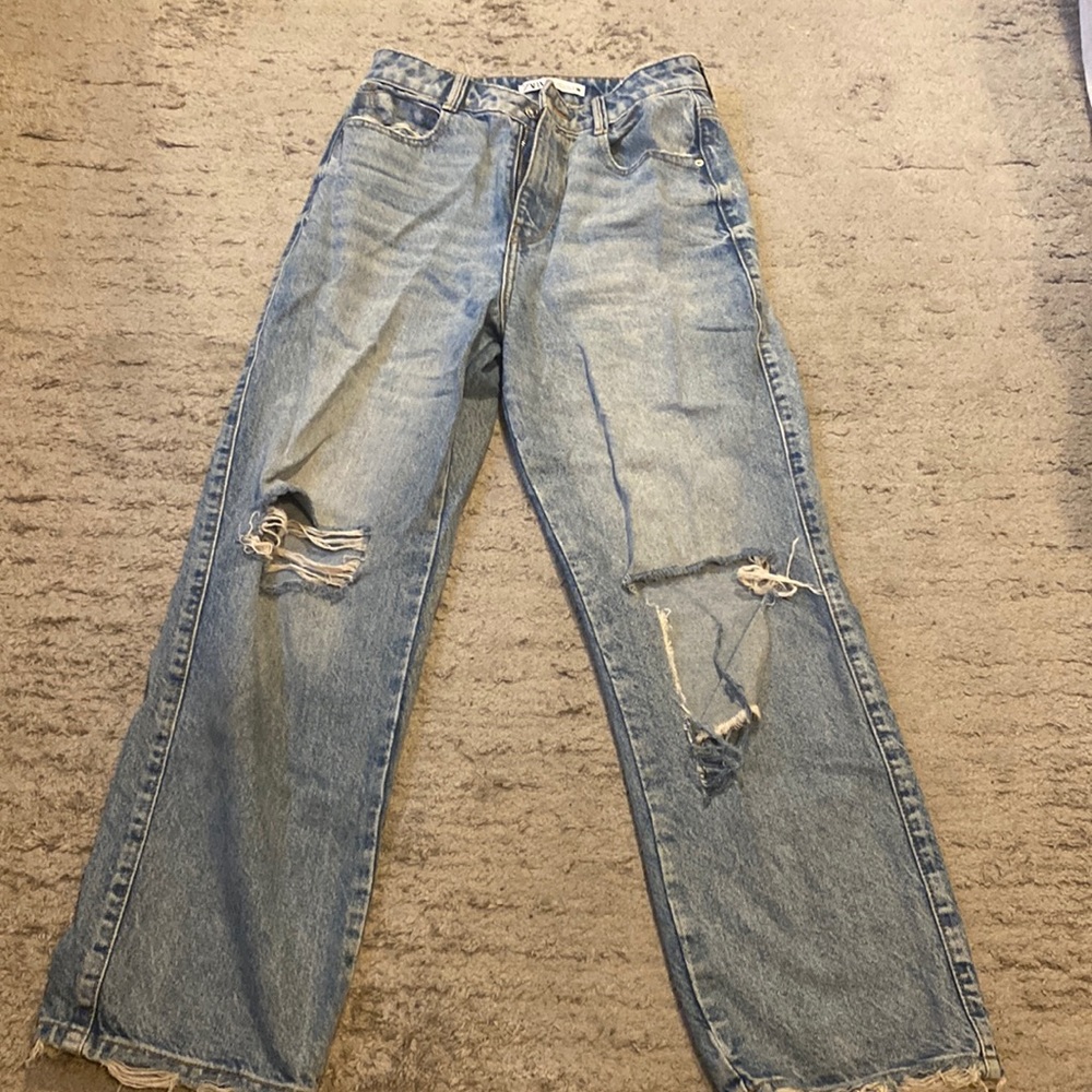 Zara ripped jeans